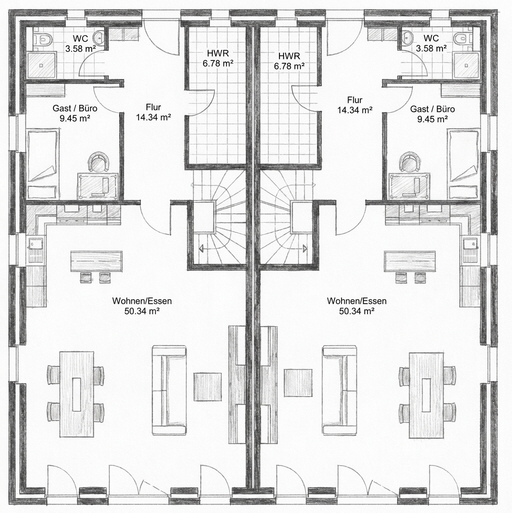 Grundriss Erdgeschoss