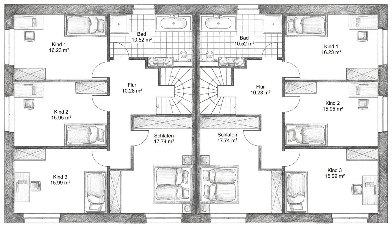 Grundriss, Dachgeschoss