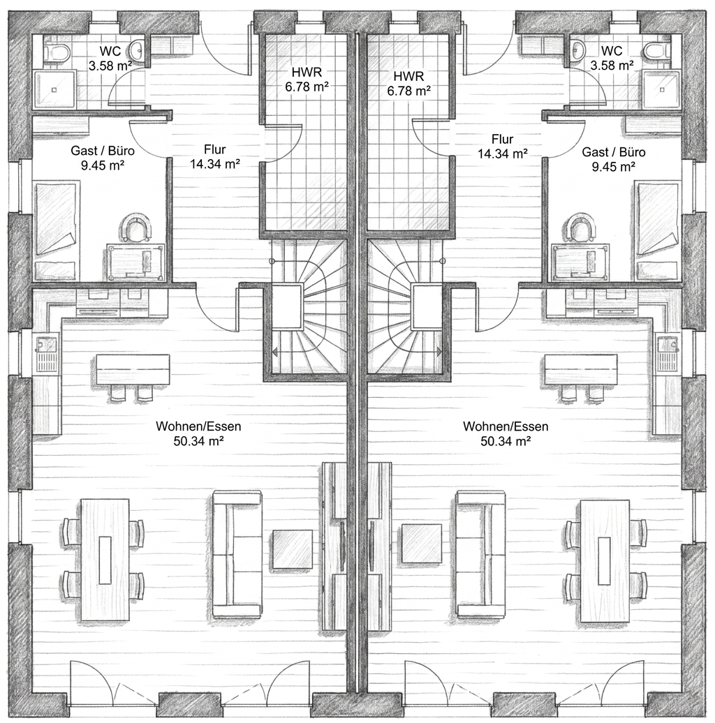Grundriss Erdgeschoss