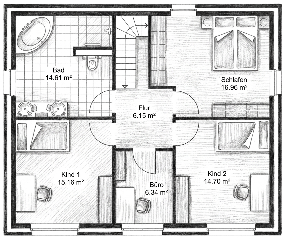 Grundriss Dachgeschoss