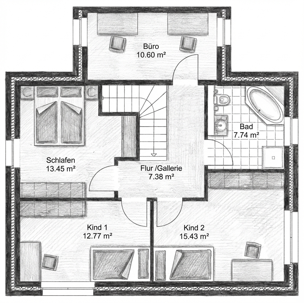 Grundriss Dachgechoss