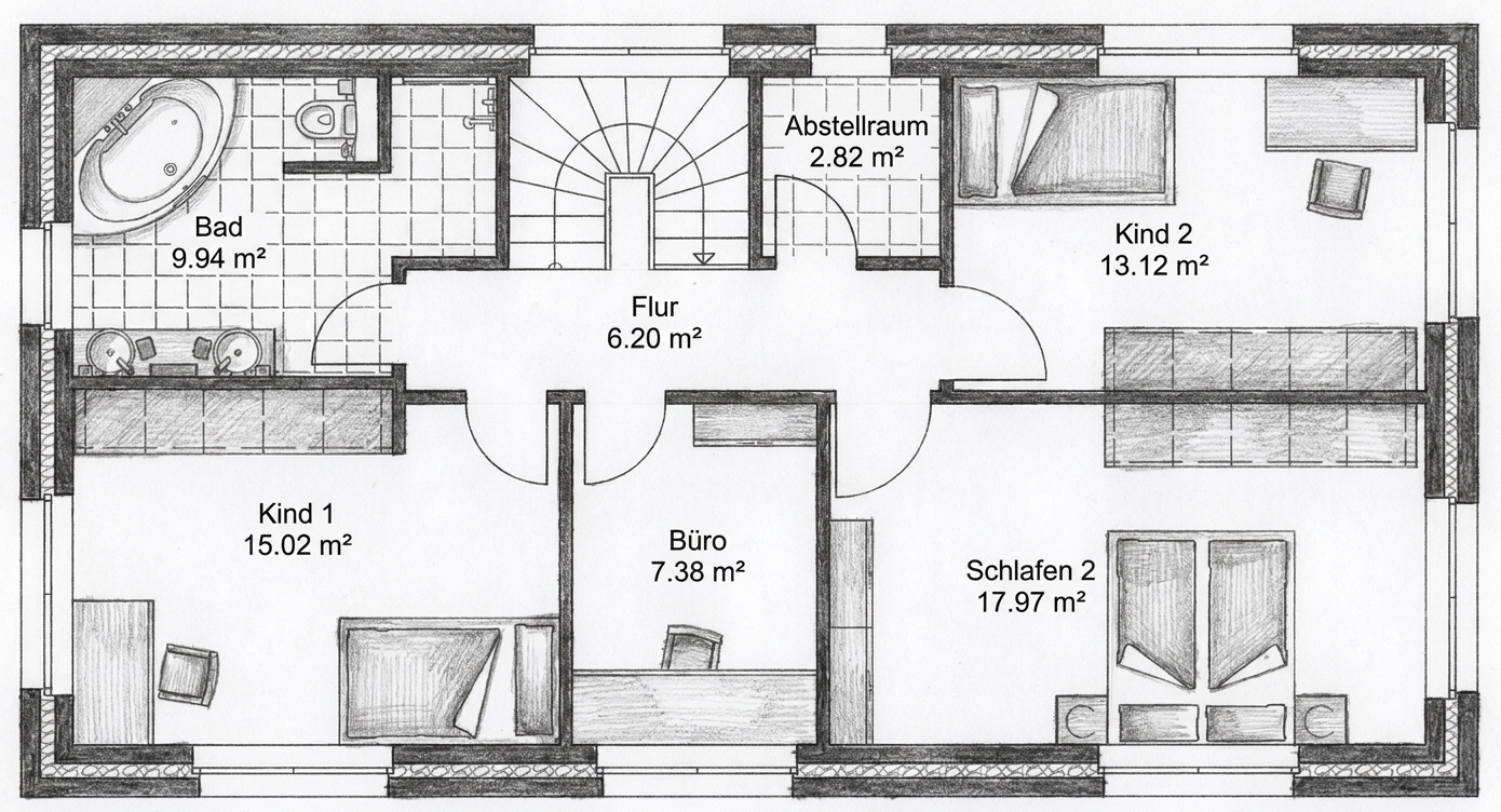 Grundriss Dachgeschoss