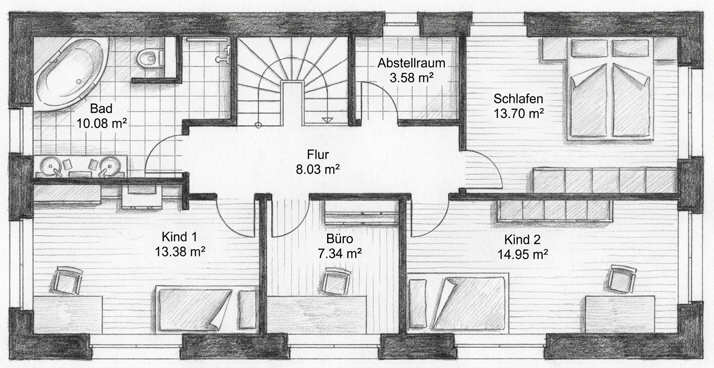 Grundriss Dachgeschoss