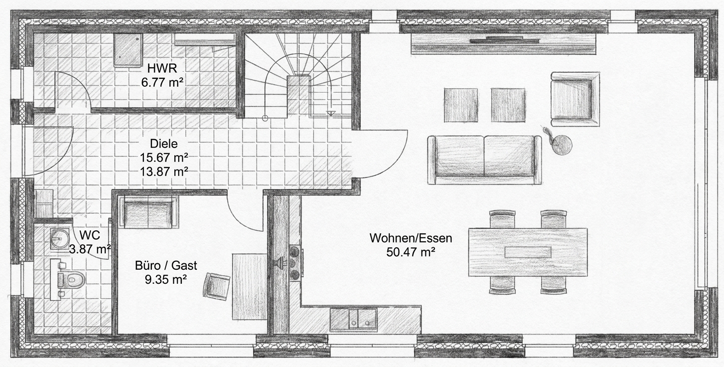 Grundriss Erdgeschoss