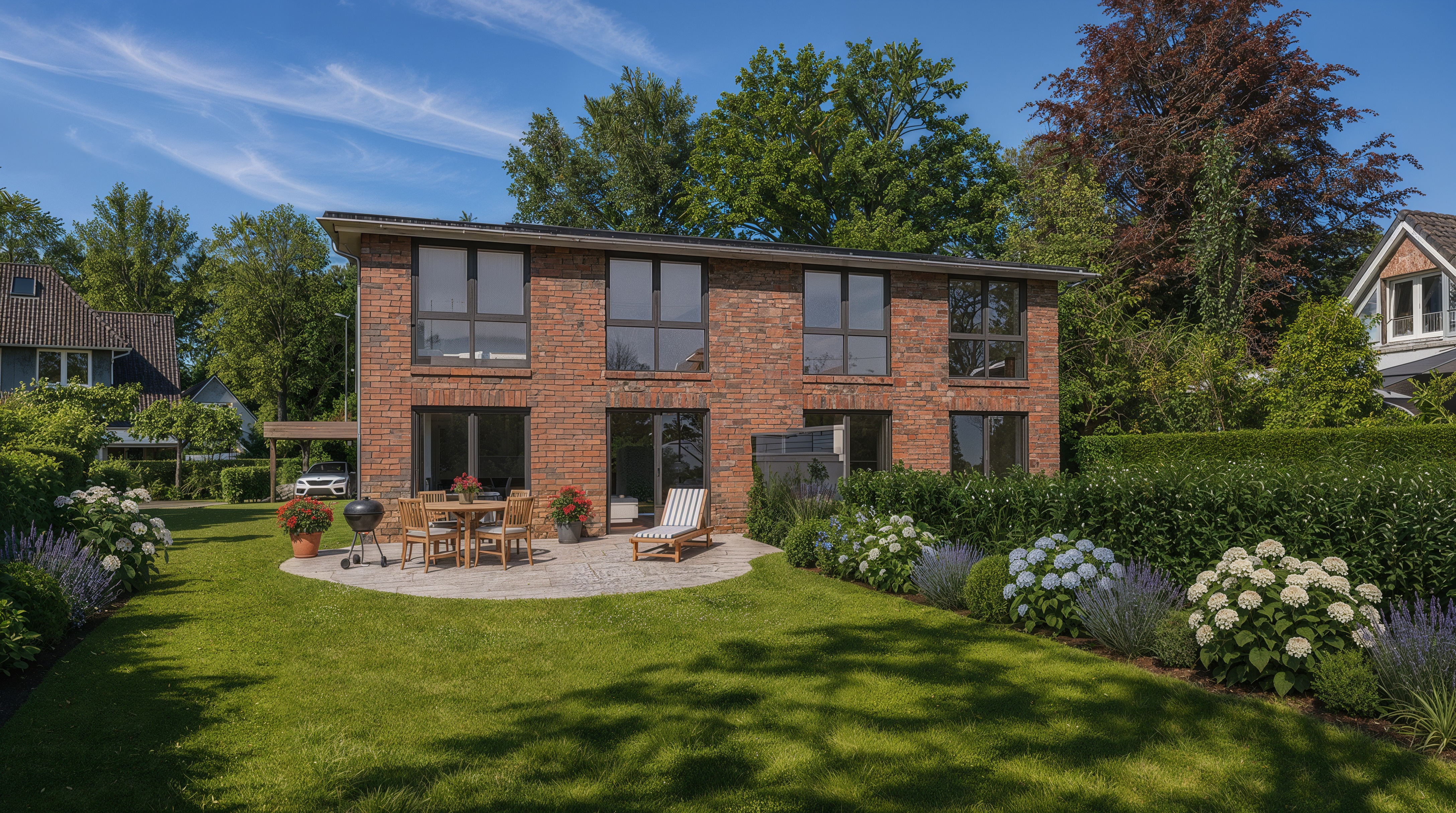Schöne Lage in Poppenbüttel. Moderne Doppelhaushälfte mit 6 Zimmern (TF1)