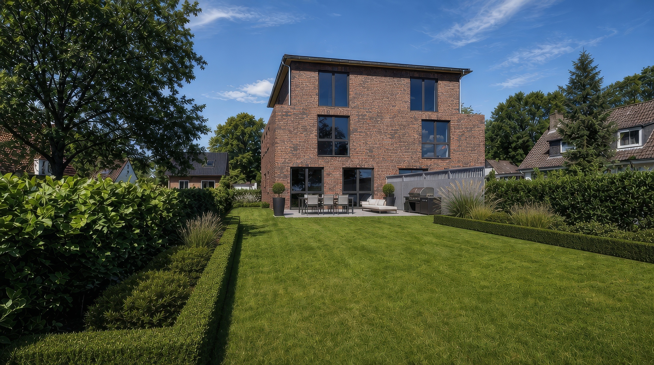 Moderne Doppelhaushälfte als Stadthaus in zentraler Lage von Wohldorf-Ohlstedt. (TF1)