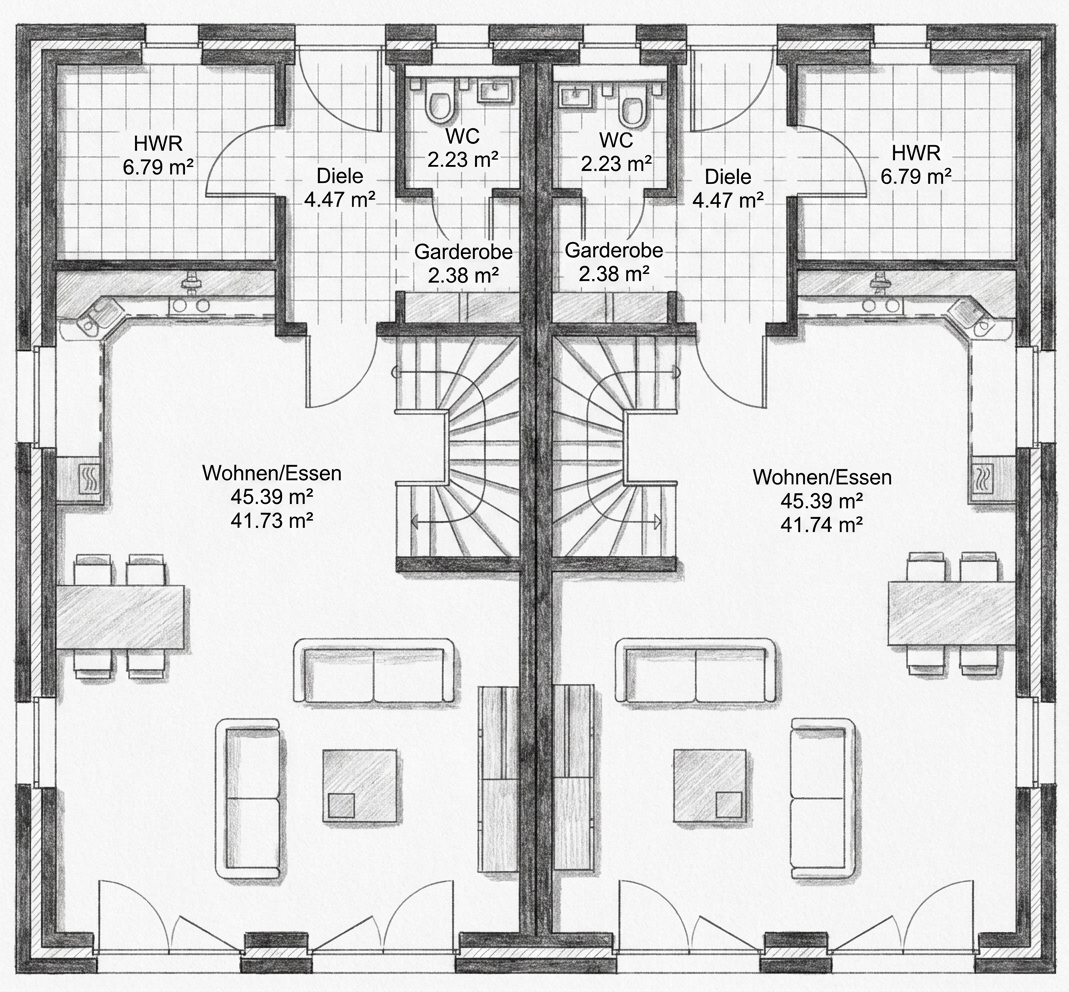 Grundriss Erdgeschoss