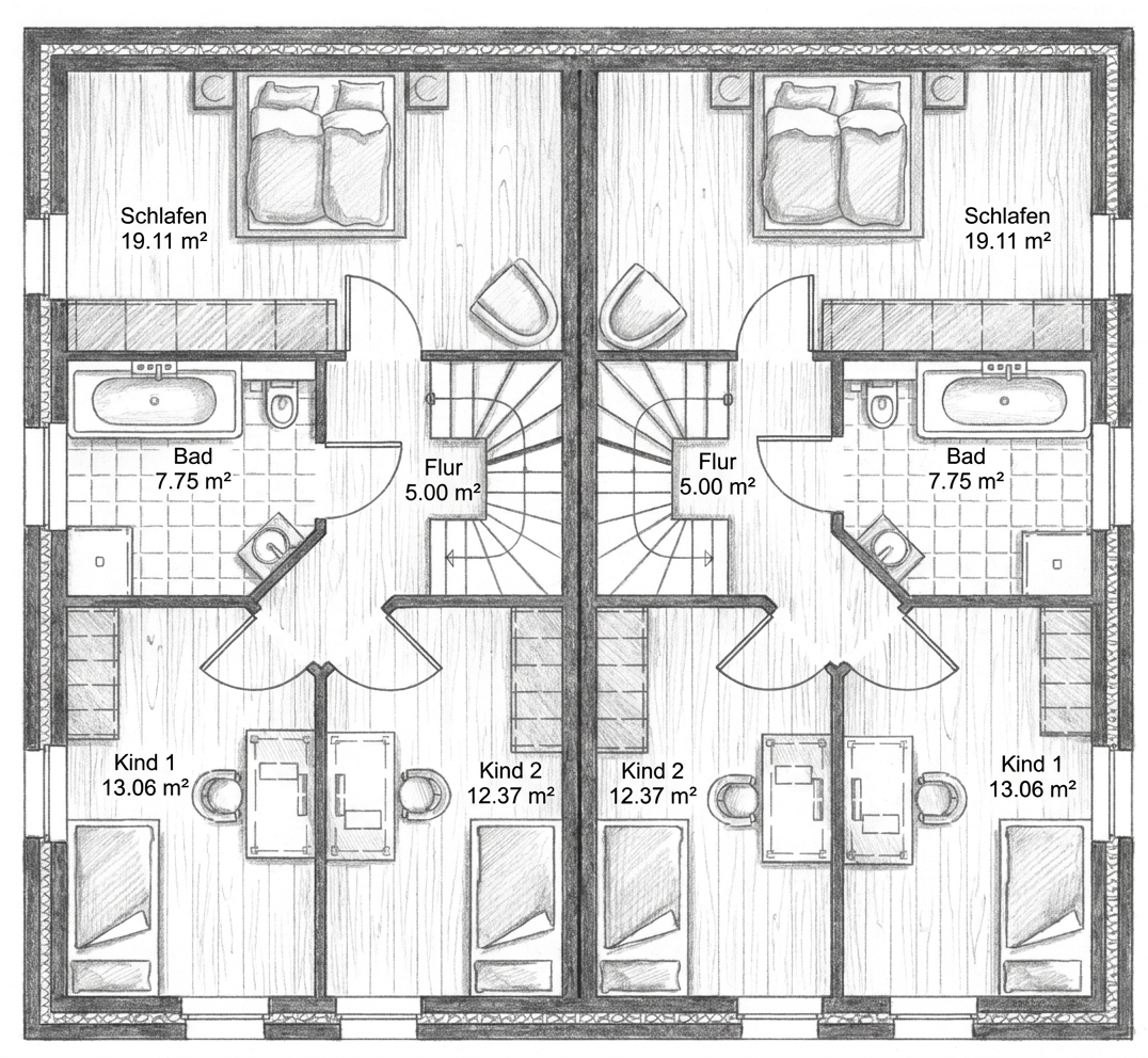 Grundriss Obergschoss