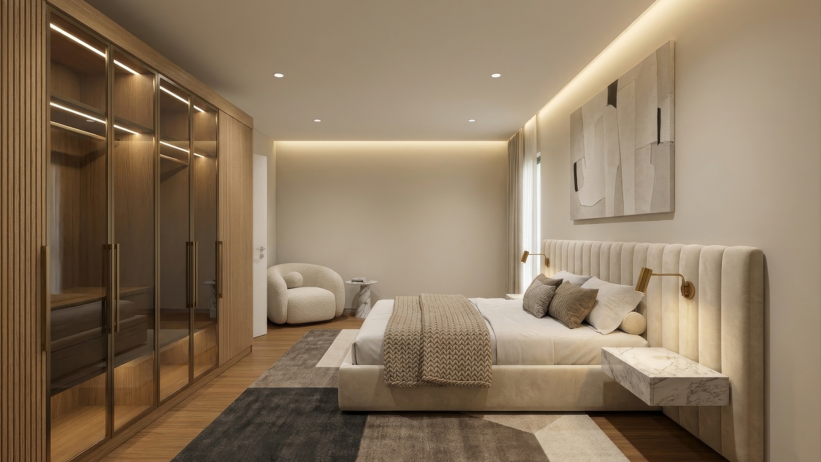 Visualisierung Schlafzimmer