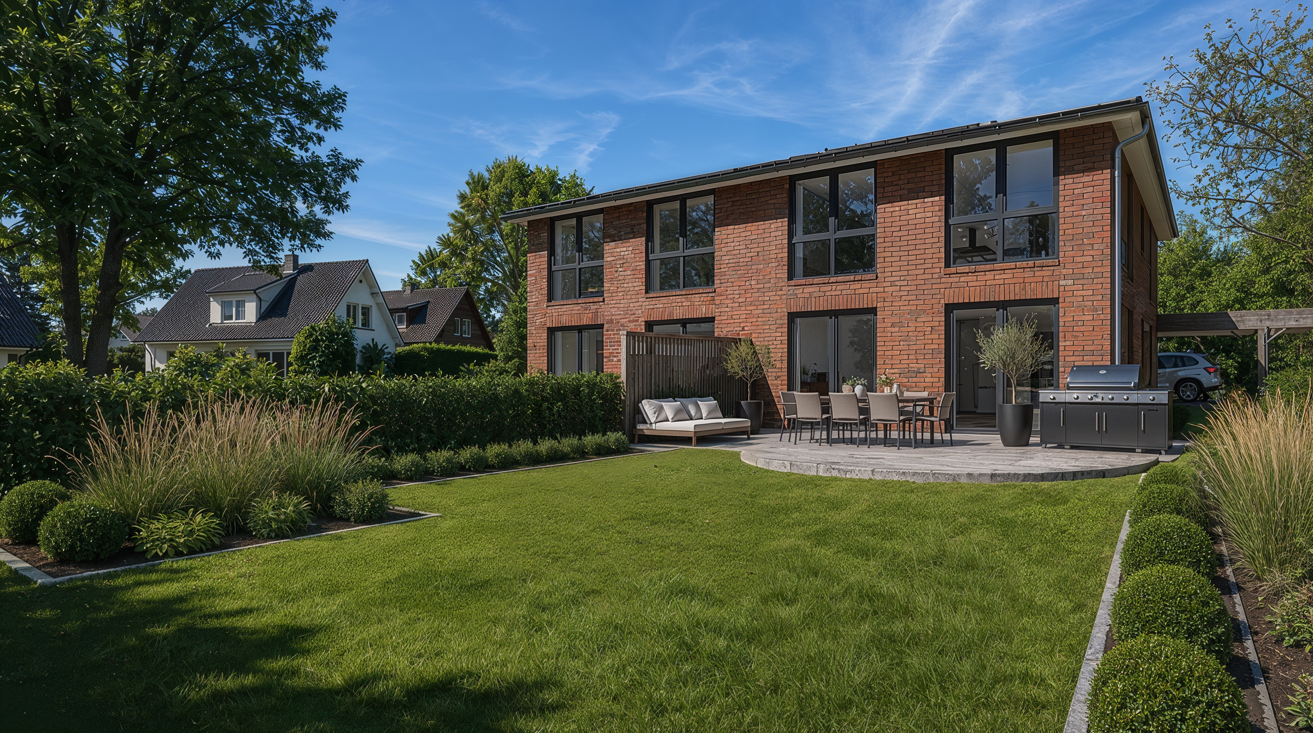 Schöne Lage in Poppenbüttel. Moderne Doppelhaushälfte mit 6 Zimmern (TF2)