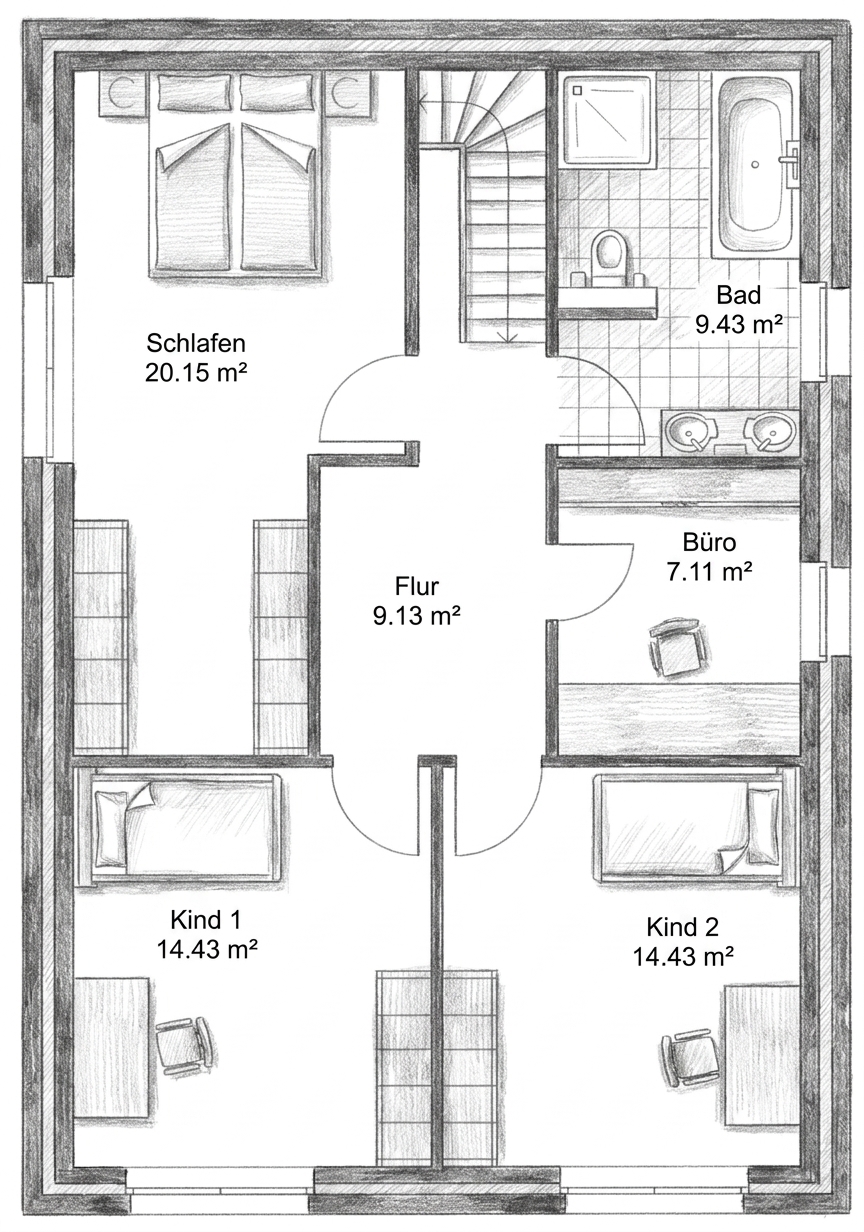 Grundriss Dachgeschoss
