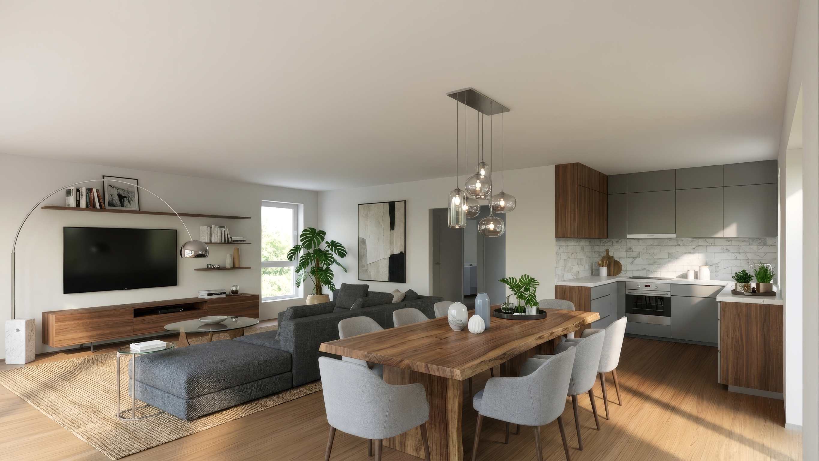 Visualisierung Wohnzimmer