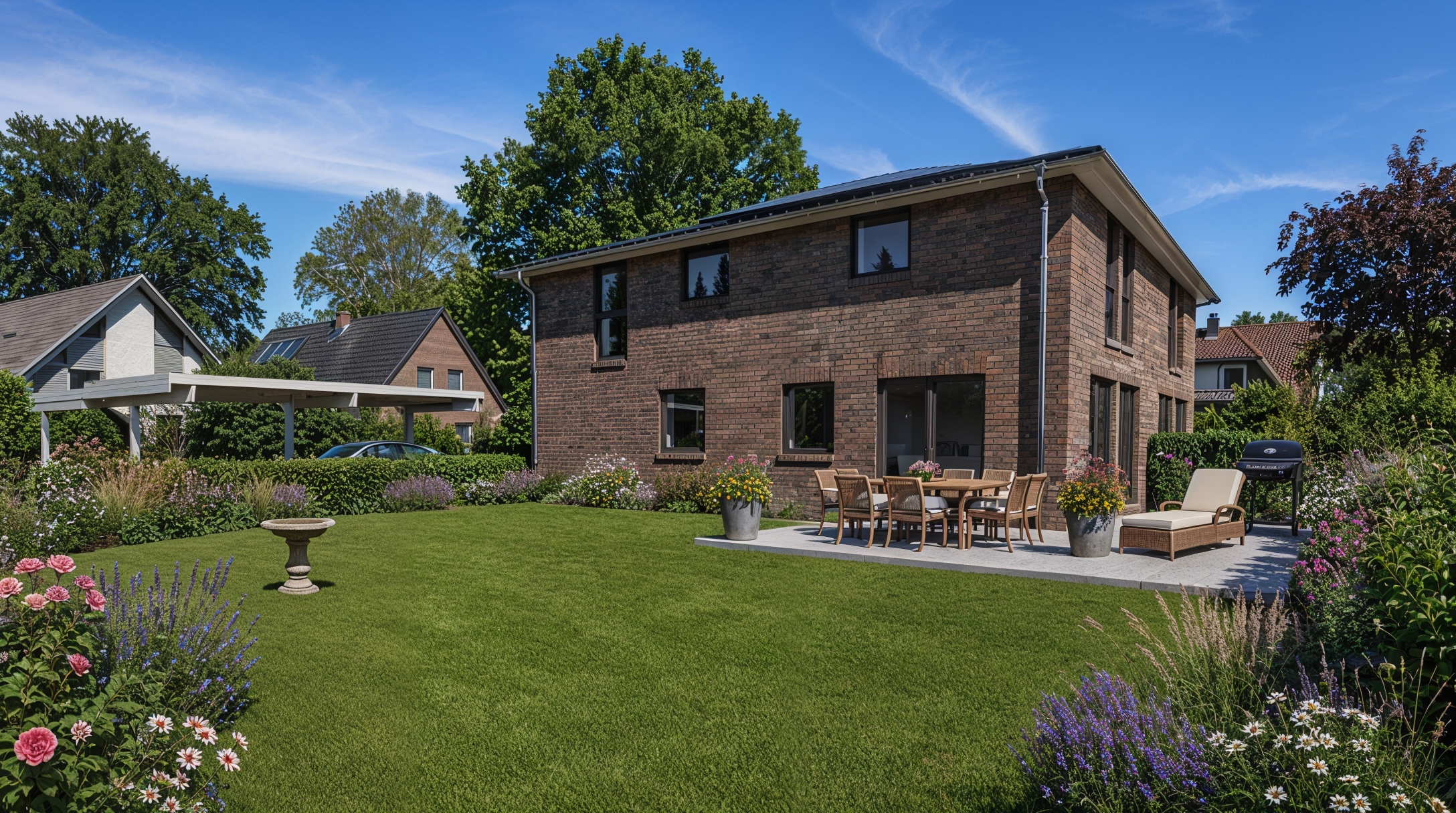 Sonnige Lage in Wellingsbüttel. Moderne Doppelhaushälfte inkl. ausgebautem Wohnkeller (TF2)