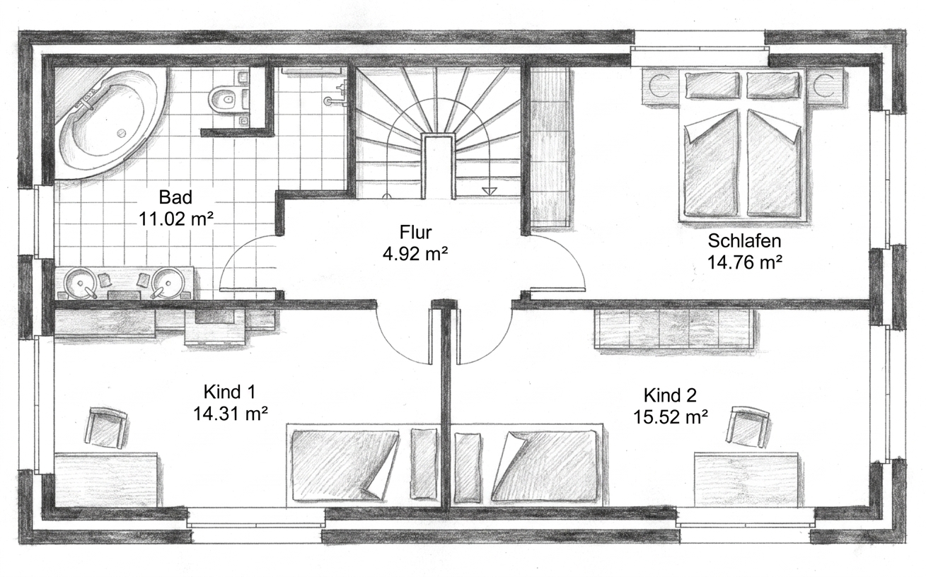 Grundriss Dachgeschoss